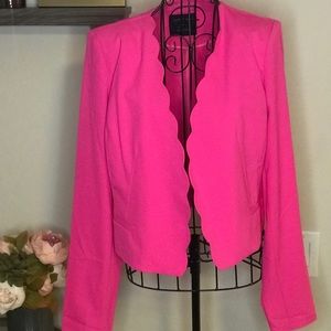 Bright pink blazer